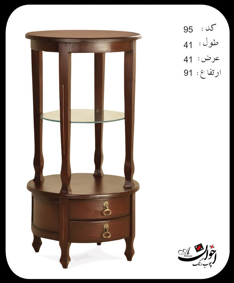  ویترین کد 95 محصول چوب رنگ اخوان