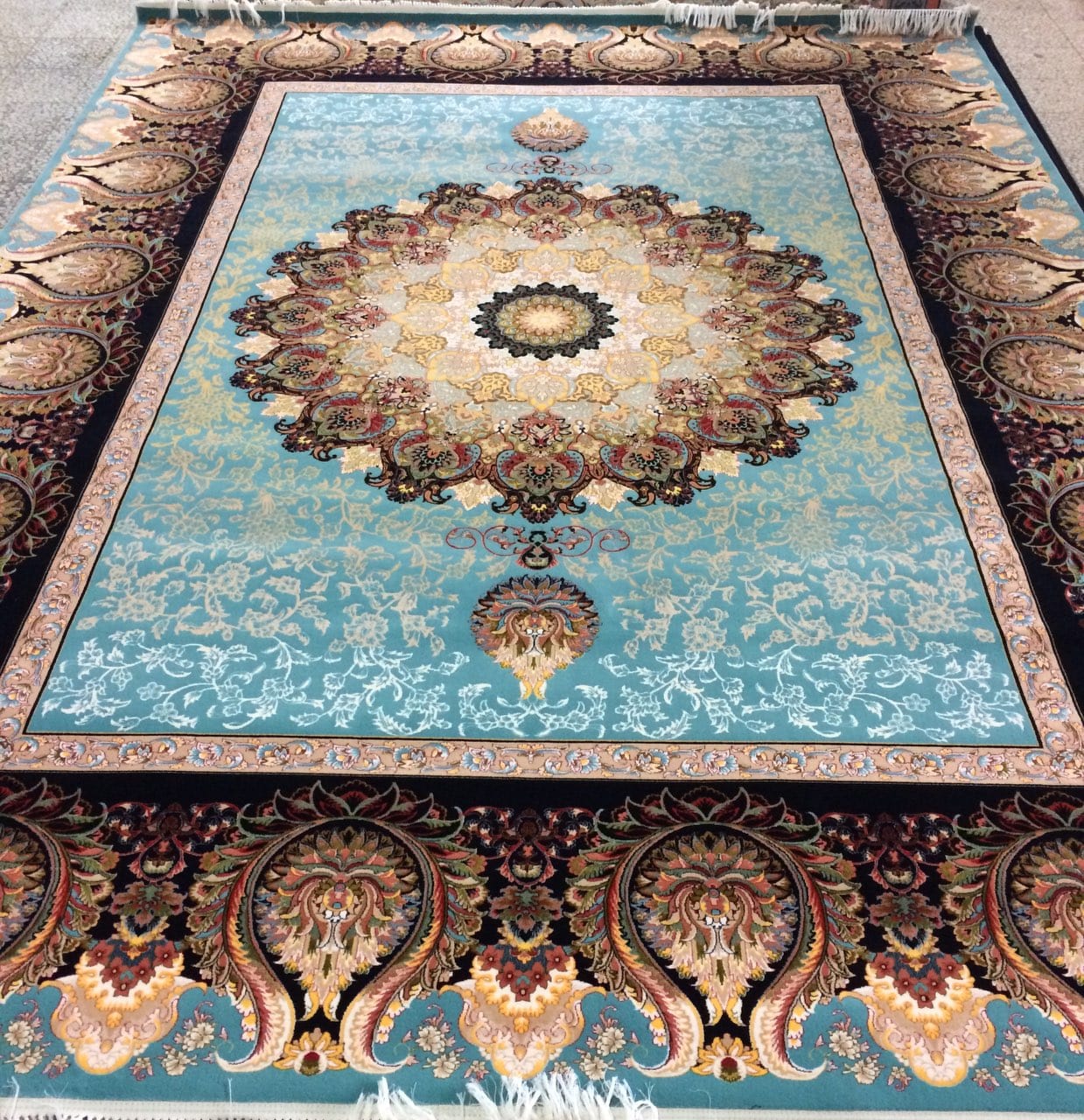 6 متری(آبی-فیروزه ای)