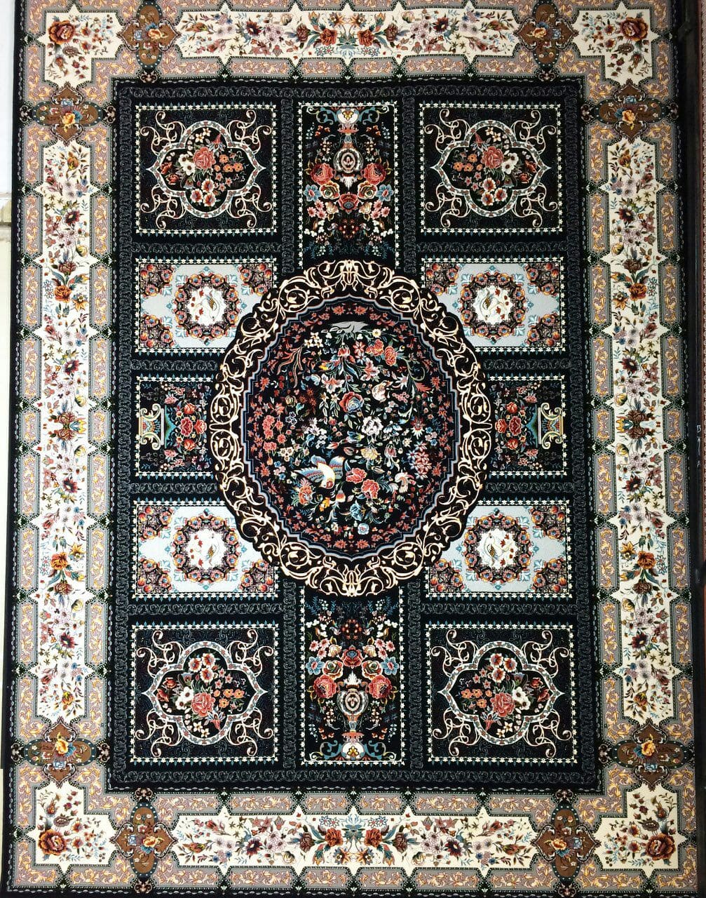 فرش 9 متری مدل آینه